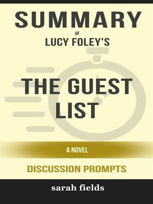 cover image of "The Guest List--A novel" by Lucy Foley